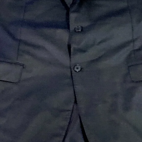 Hickey Freeman Jacket Mens 44L GraphiteLoro Piana Tasmanian 150s Wool Coat